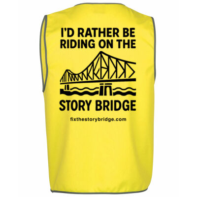 I'd Rather Be Riding on The Story Bridge Vest Thumbnail